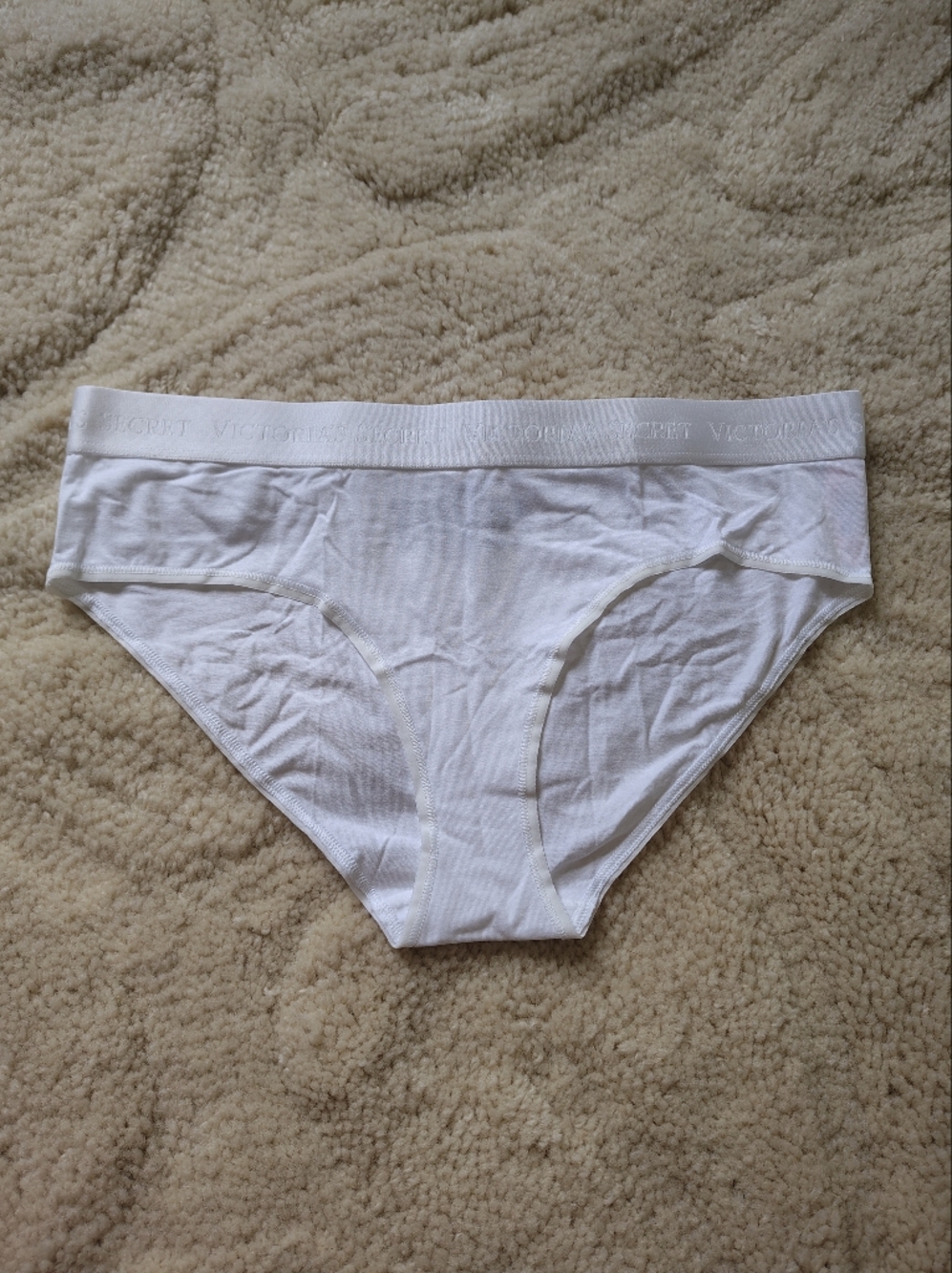 *NWT* Victoria's Secret Women's Large White Hiphugger Panty